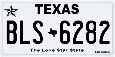 TX license plate BLS6282