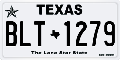 TX license plate BLT1279