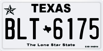 TX license plate BLT6175