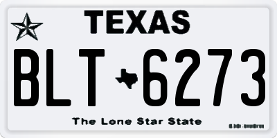 TX license plate BLT6273