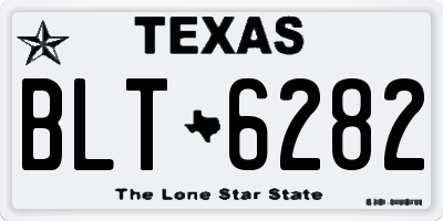 TX license plate BLT6282