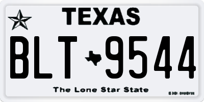 TX license plate BLT9544