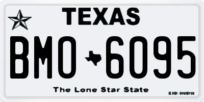 TX license plate BMO6095