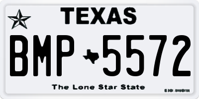 TX license plate BMP5572