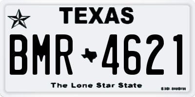 TX license plate BMR4621