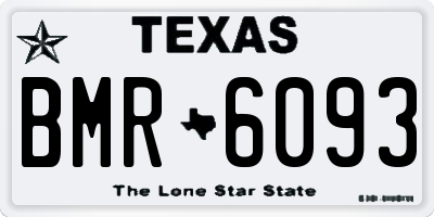 TX license plate BMR6093