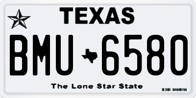 TX license plate BMU6580