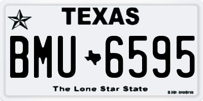 TX license plate BMU6595