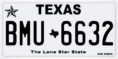 TX license plate BMU6632