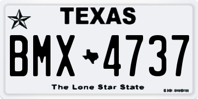 TX license plate BMX4737