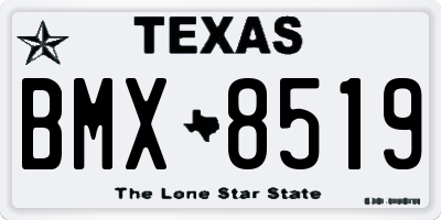 TX license plate BMX8519