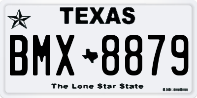 TX license plate BMX8879