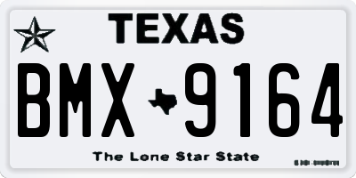 TX license plate BMX9164