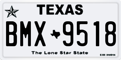 TX license plate BMX9518