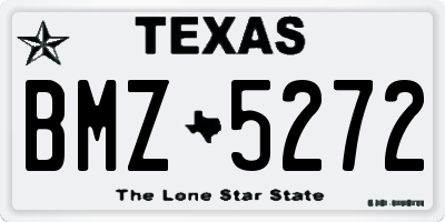 TX license plate BMZ5272
