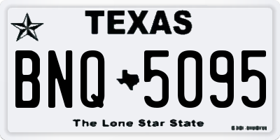 TX license plate BNQ5095