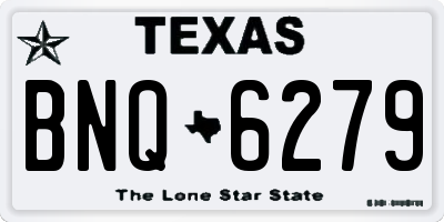 TX license plate BNQ6279