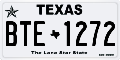 TX license plate BTE1272