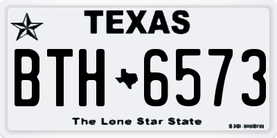 TX license plate BTH6573