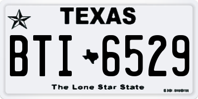 TX license plate BTI6529
