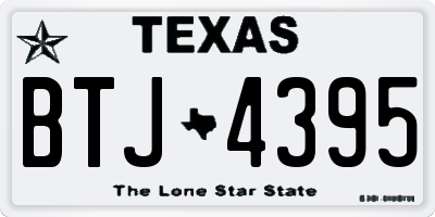 TX license plate BTJ4395