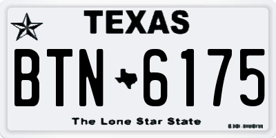 TX license plate BTN6175