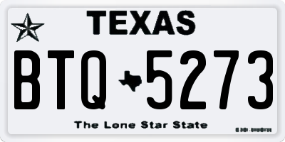 TX license plate BTQ5273