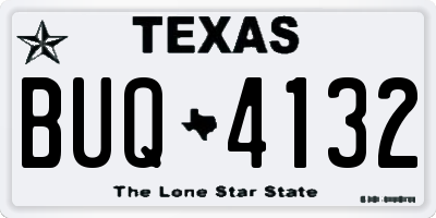 TX license plate BUQ4132