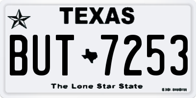 TX license plate BUT7253