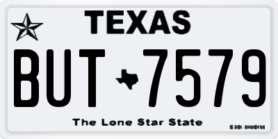 TX license plate BUT7579