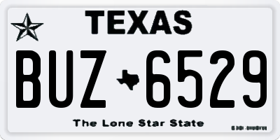 TX license plate BUZ6529