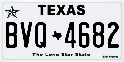 TX license plate BVQ4682