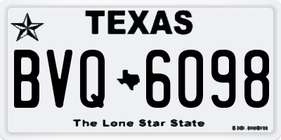 TX license plate BVQ6098