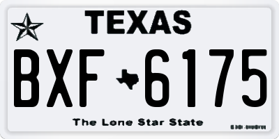 TX license plate BXF6175