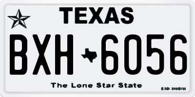 TX license plate BXH6056