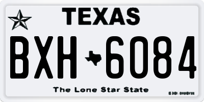 TX license plate BXH6084