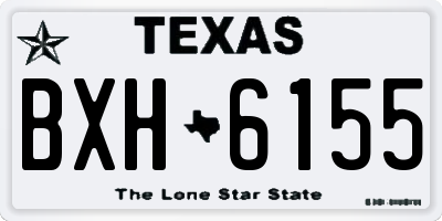 TX license plate BXH6155