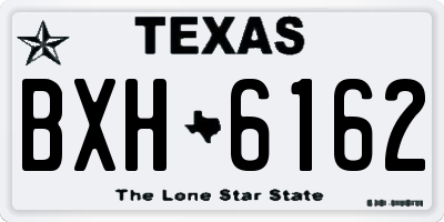 TX license plate BXH6162