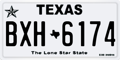 TX license plate BXH6174