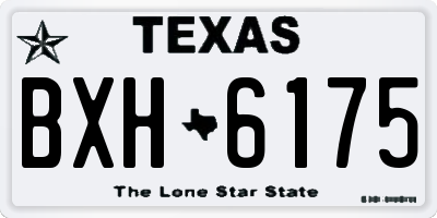 TX license plate BXH6175