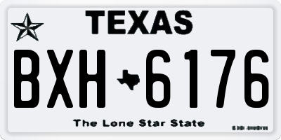 TX license plate BXH6176