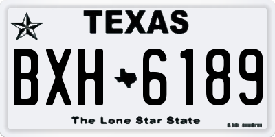 TX license plate BXH6189