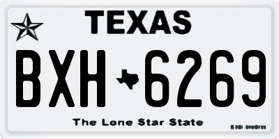 TX license plate BXH6269
