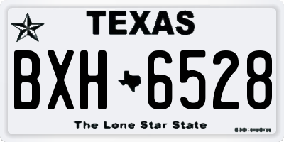 TX license plate BXH6528