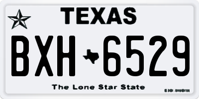 TX license plate BXH6529