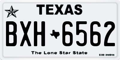 TX license plate BXH6562