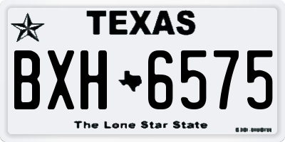 TX license plate BXH6575