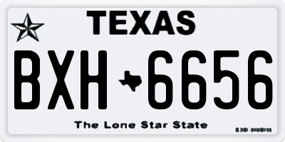 TX license plate BXH6656
