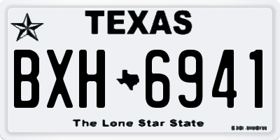 TX license plate BXH6941