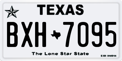 TX license plate BXH7095